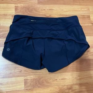 Lululemon speed up shorts - navy blue